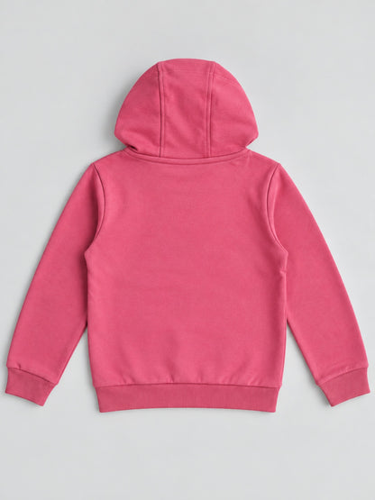 Girls Premium Soft Cotton Hooded Sweatshirt and Wide Leg Pant Set