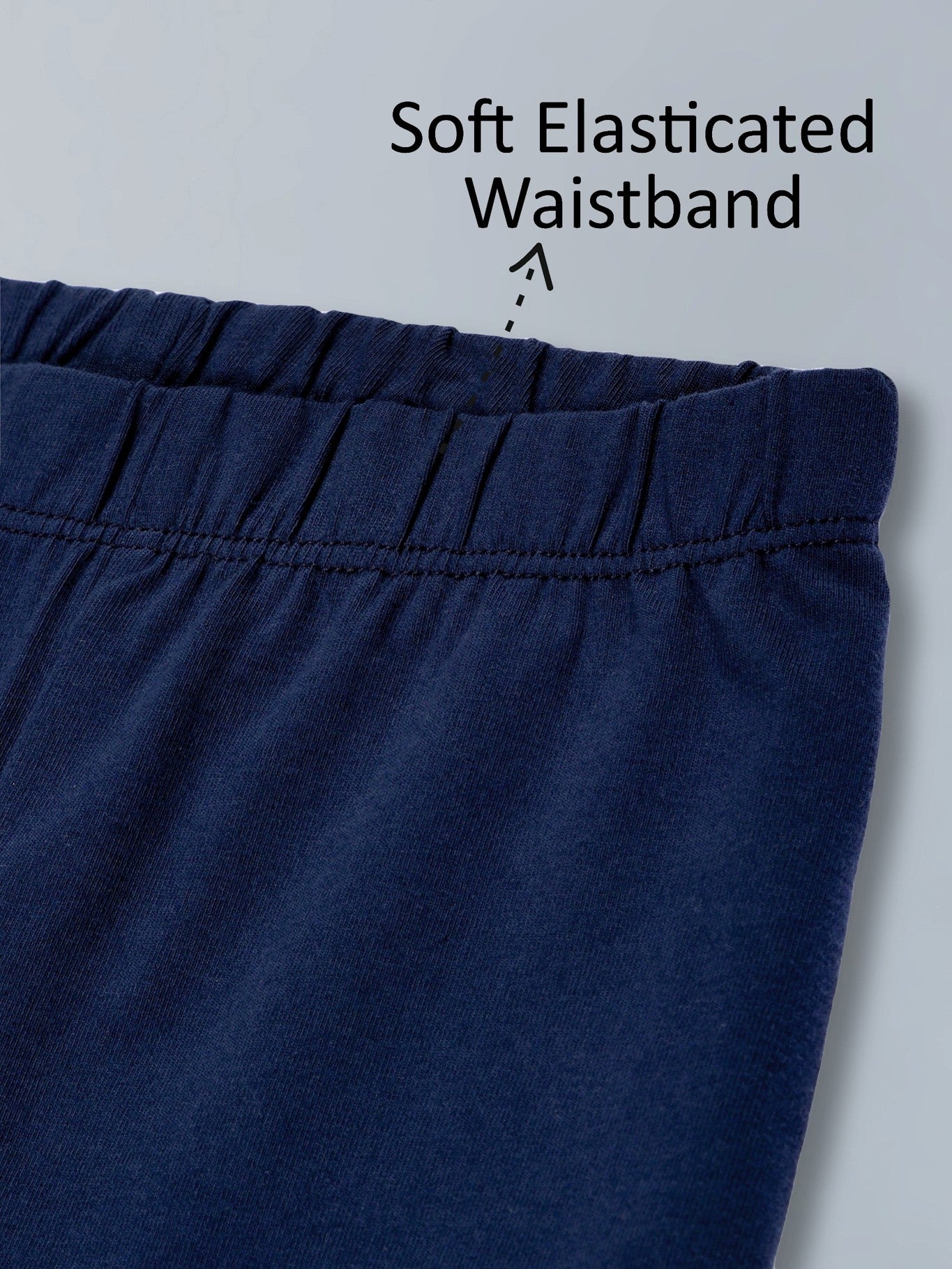 Girls Cotton Lycra Stretch Cycling Shorts Pack of 3