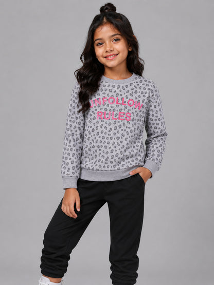 Girls Premium Soft cotton full sleeve Round Neck Sweatshirt