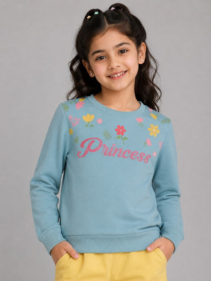 Girls Premium Soft cotton full sleeve Round Neck Sweatshirt