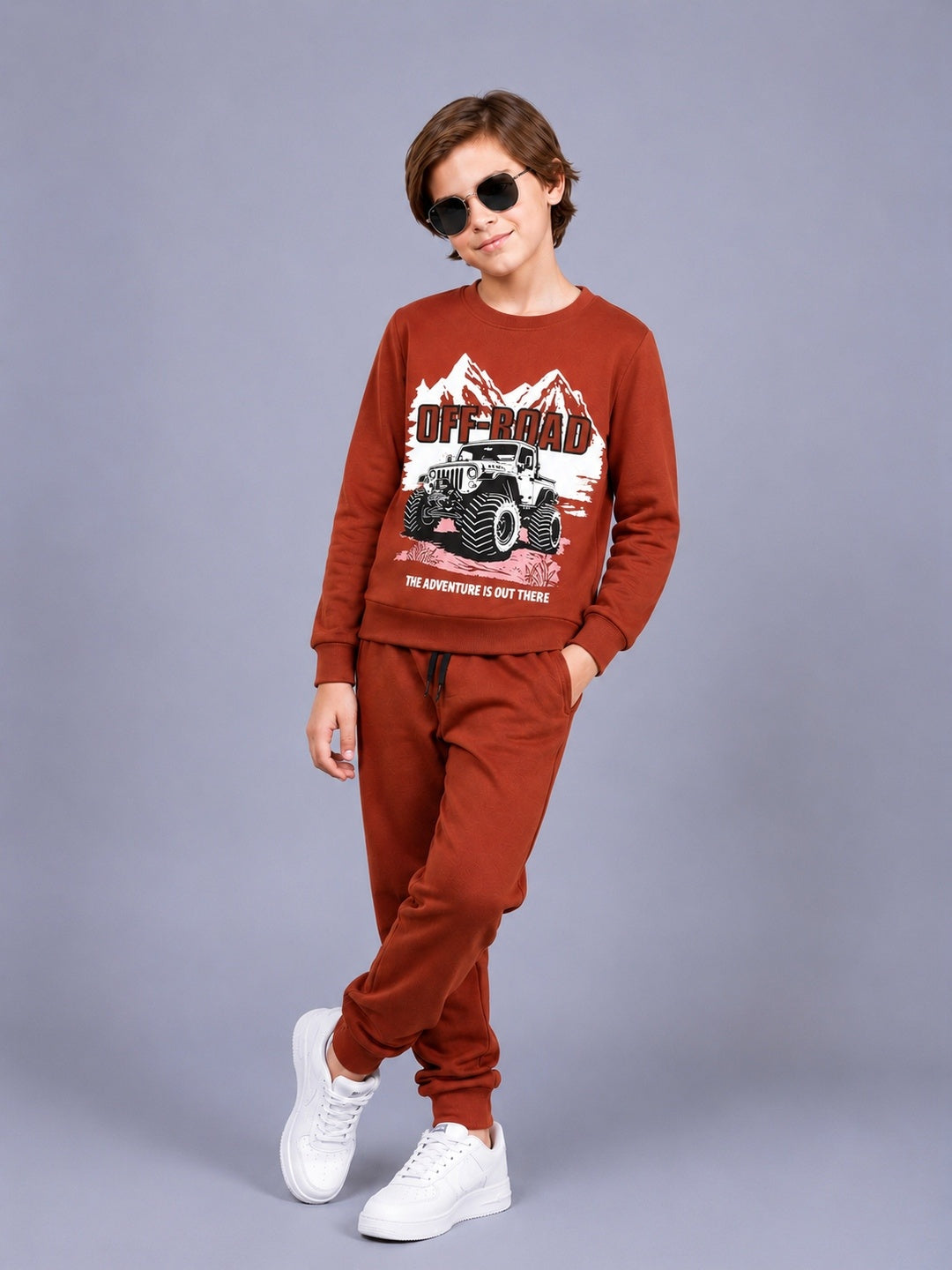Boys Premium Soft Cotton full sleeve T-shirt and jogger pant Clothing Set