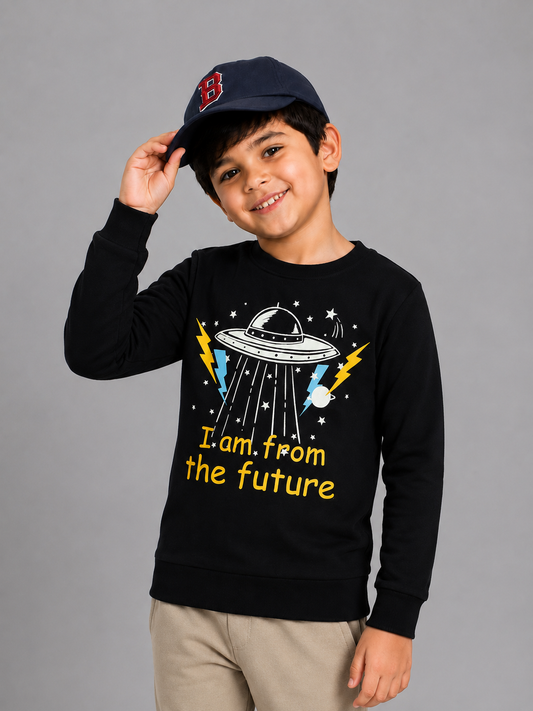 Boys Premium Soft cotton full sleeve Round Neck Sweatshirt