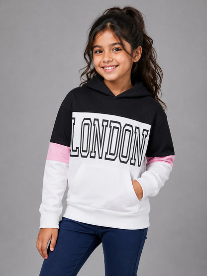 Girls Premium Soft cotton full sleeve Hooded Sweatshirt