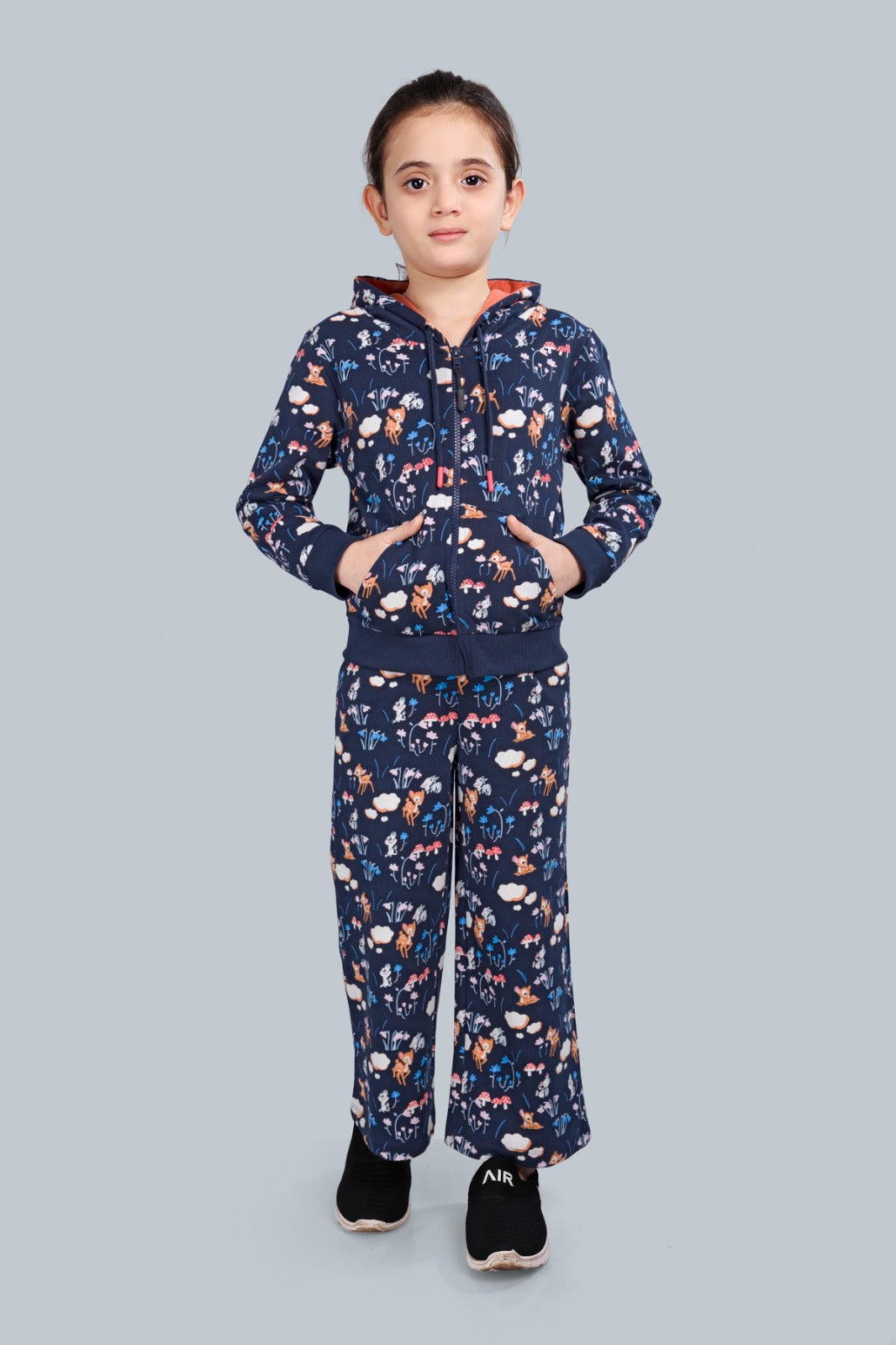 Girls Wide Leg Relaxed Fit Pants
