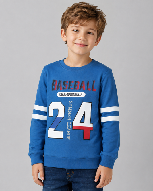 Boys Premium Soft cotton full sleeve Round Neck Sweatshirt
