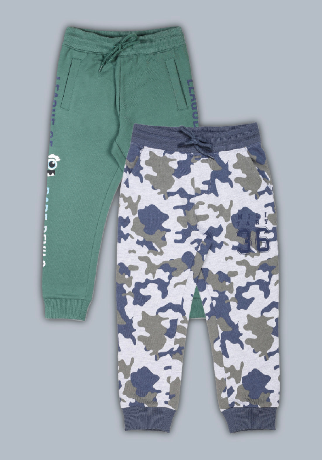 Camoflague Printed Jogger Track Pant Pack of 2