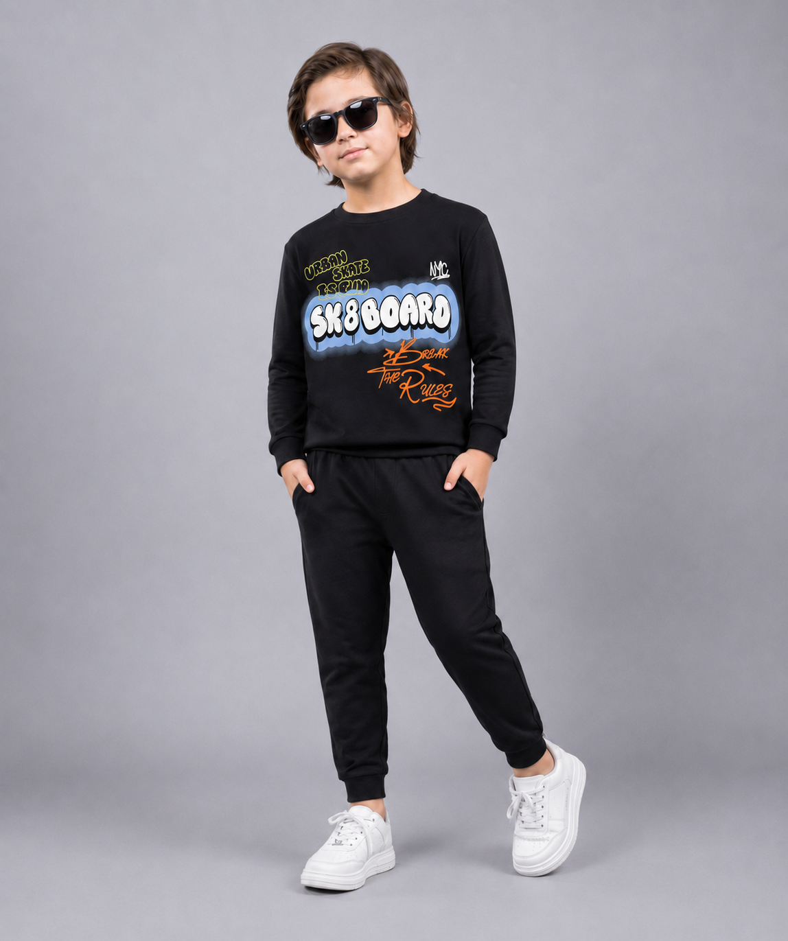 Boys Premium Soft Cotton full sleeve T-shirt and jogger pant Clothing Set
