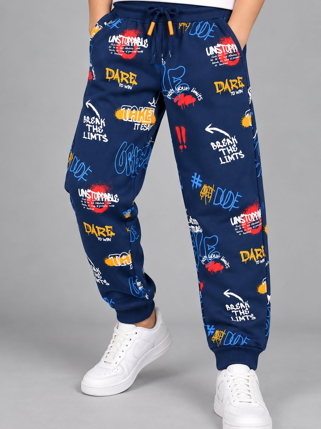 Boys Premium Soft cotton Regular Fit Printed Jogger