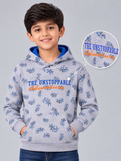 Boys Premium Soft cotton full sleeve Hooded Sweatshirt