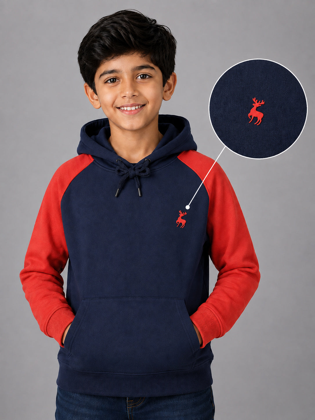 Boys Premium Soft cotton full sleeve Hooded Sweatshirt