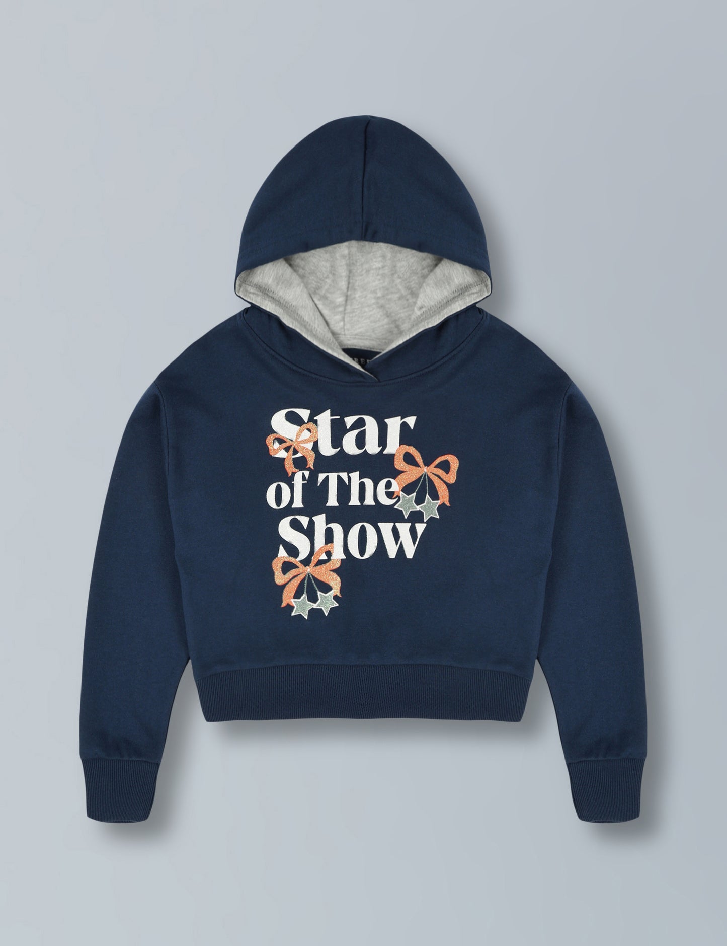 Girls Crop Hoodie Sweatshirt