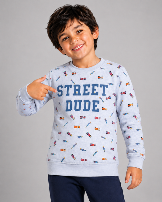 Boys Premium Soft cotton full sleeve Round Neck Sweatshirt