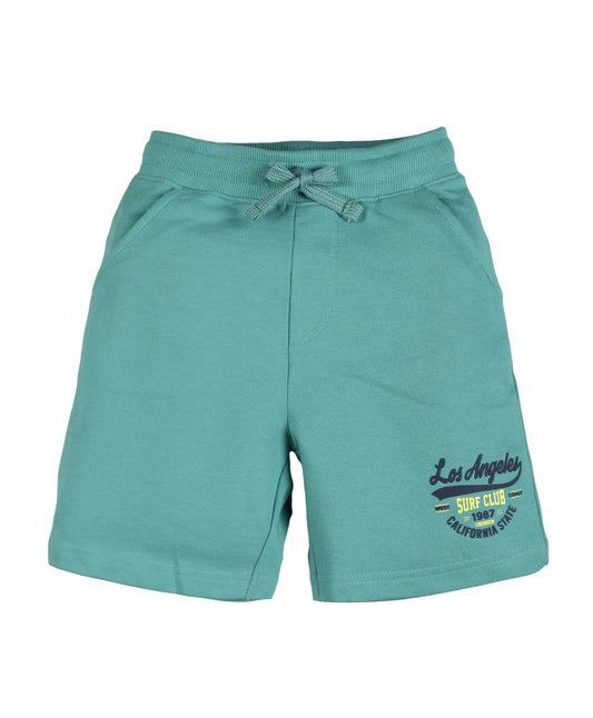 Plum Tree Boys Surf Club Print short  - Green