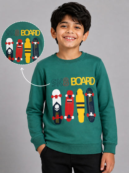 Boys Premium Soft cotton full sleeve Round Neck Sweatshirt