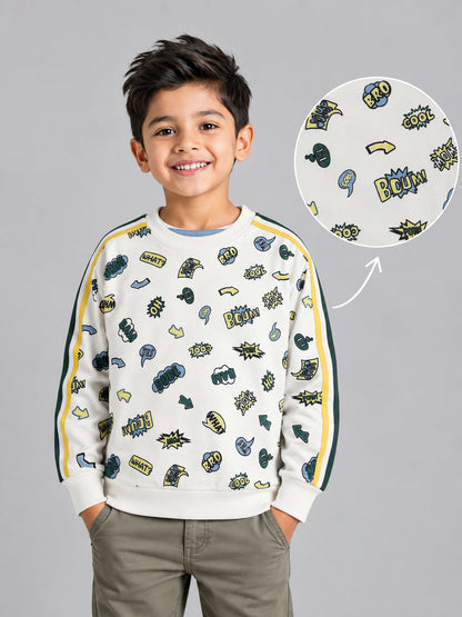 Boys Premium Soft cotton full sleeve Round Neck Sweatshirt