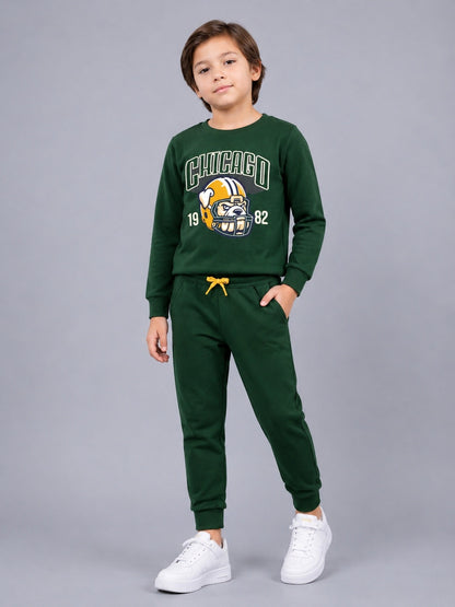 Boys Premium Soft Cotton full sleeve T-shirt and jogger pant Clothing Set
