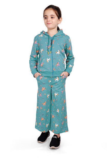 Girls Wide Leg Relaxed Fit Pants
