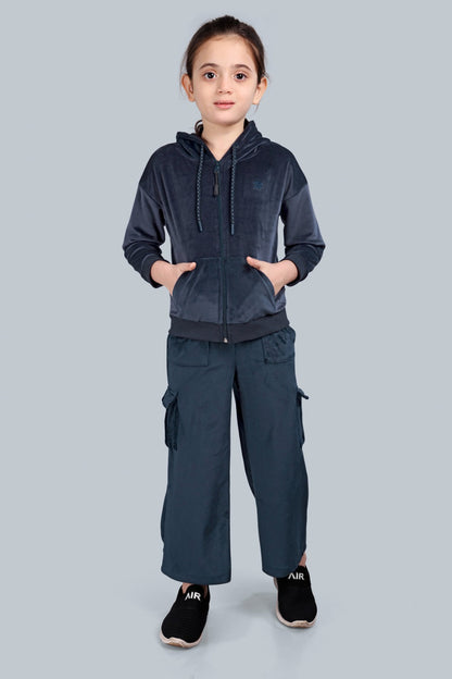 Girls Vellore Wide Leg Cargo Pocket Pants