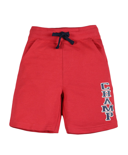 Plum Tree Boys  Champ Print short - Red