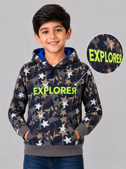 Boys Premium Soft cotton full sleeve Hooded Sweatshirt