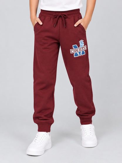 Boys Premium Soft cotton Regular Fit Printed Jogger