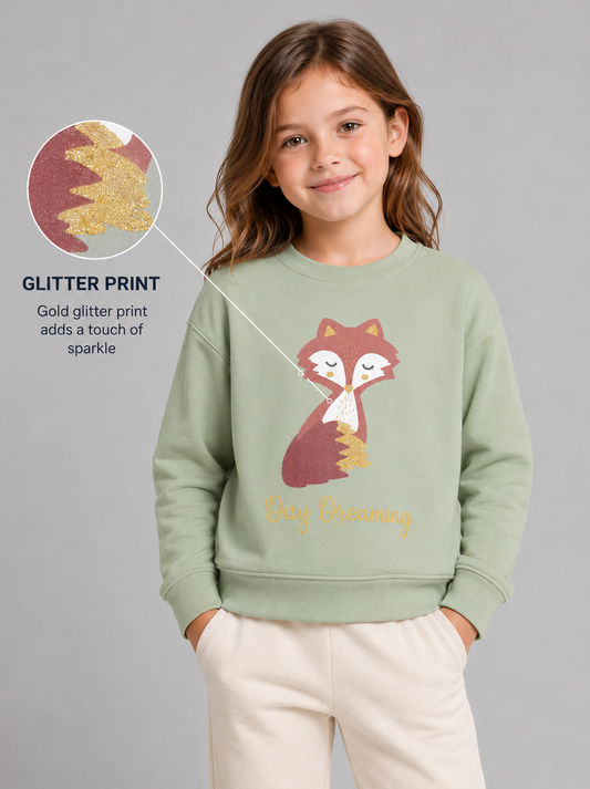 Girls Premium Soft cotton full sleeve Round Neck Sweatshirt