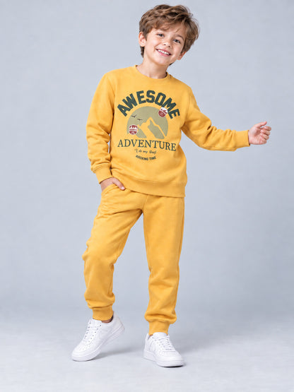 Boys Premium Soft Cotton full sleeve T-shirt and jogger pant Clothing Set
