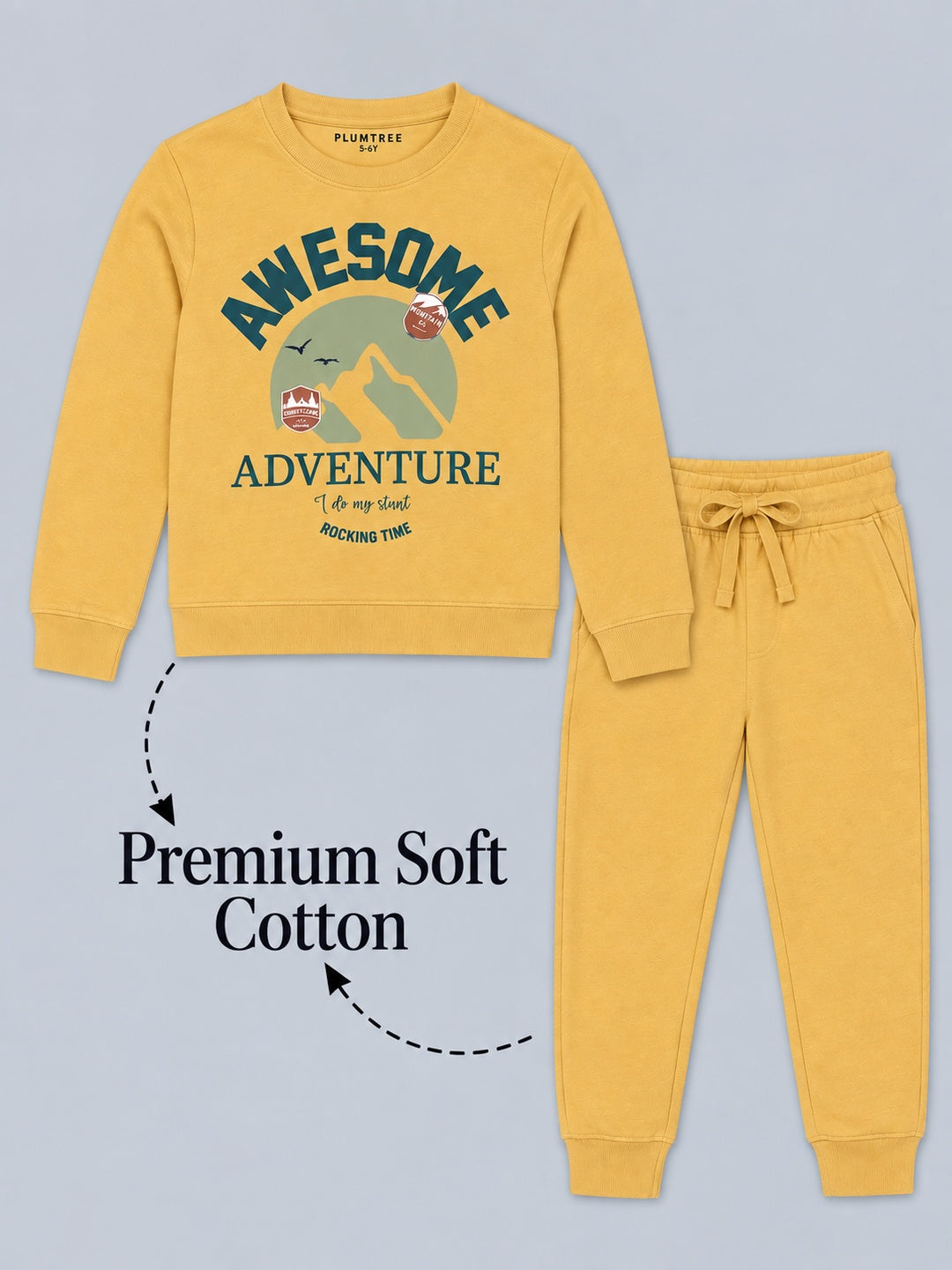 Boys Premium Soft Cotton full sleeve T-shirt and jogger pant Clothing Set