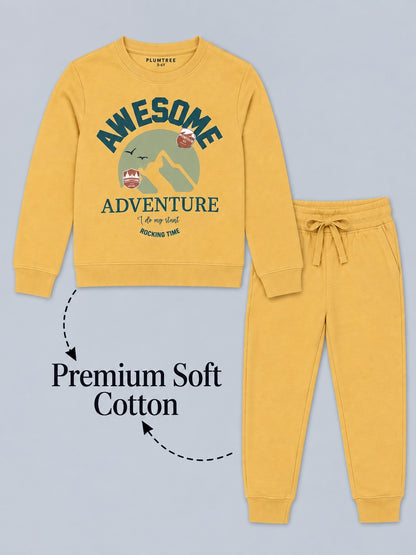 Boys Premium Soft Cotton full sleeve T-shirt and jogger pant Clothing Set