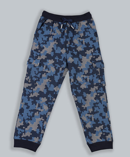 Boys Camo Cargo Pocket Jogger Pants