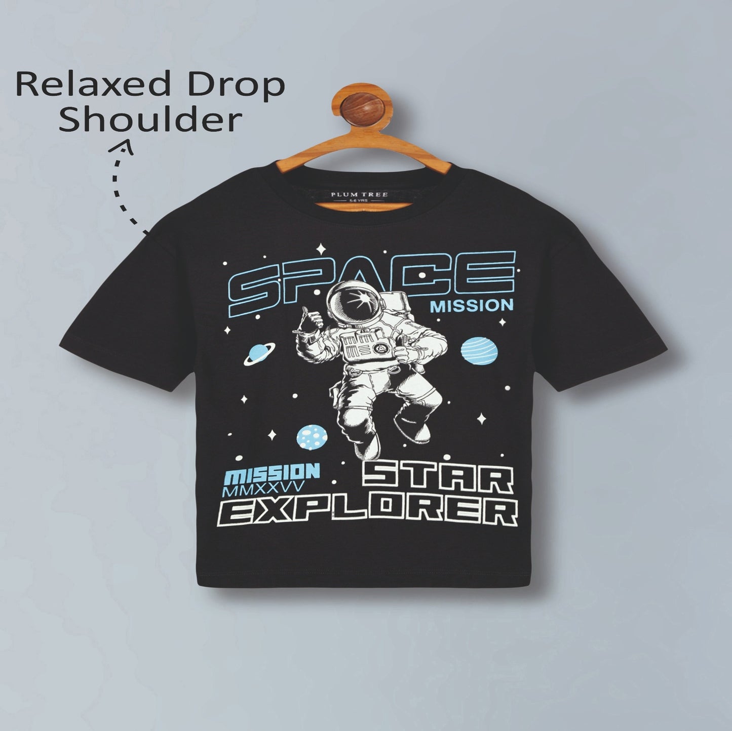 Boys Premium Cotton  Printed Oversized T-shirt pack of  2