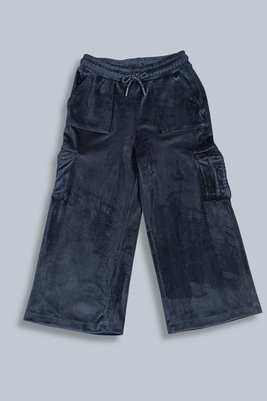 Girls Vellore Wide Leg Cargo Pocket Pants