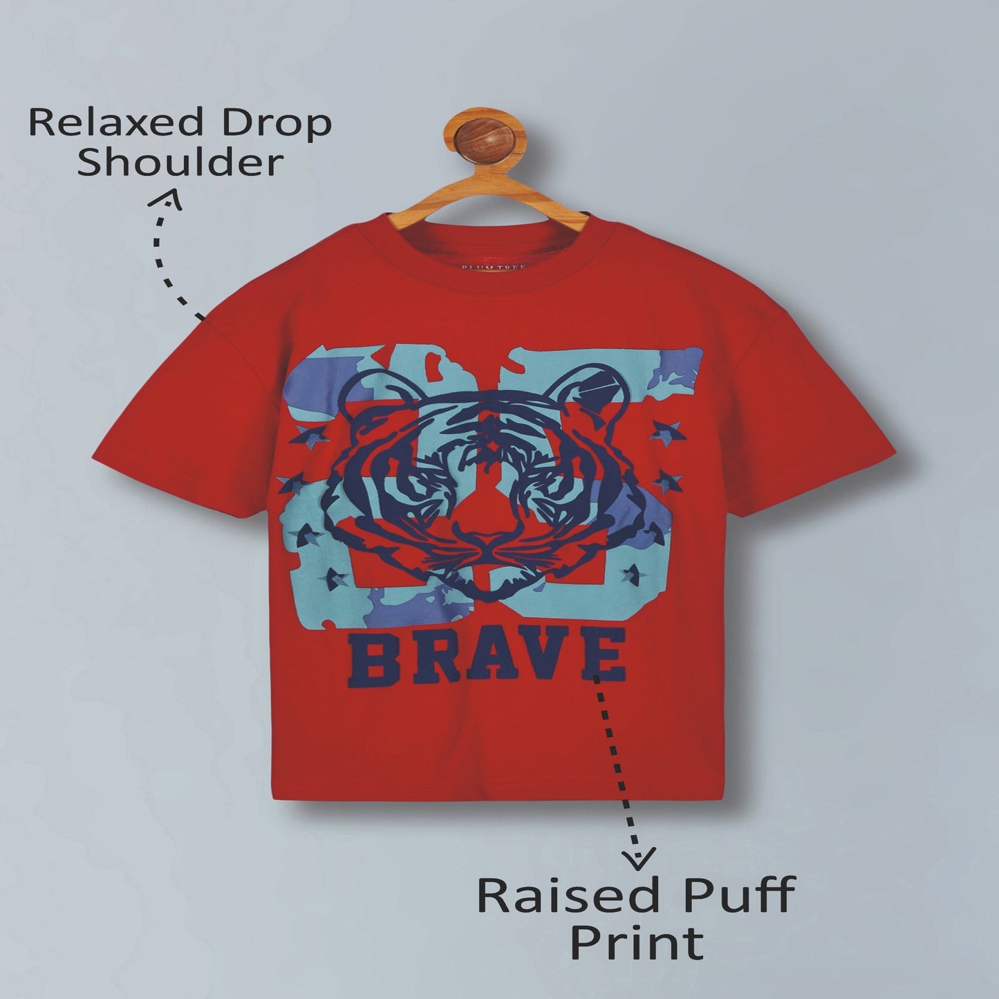 Boys Premium Cotton  Printed Oversized T-shirt pack of  2