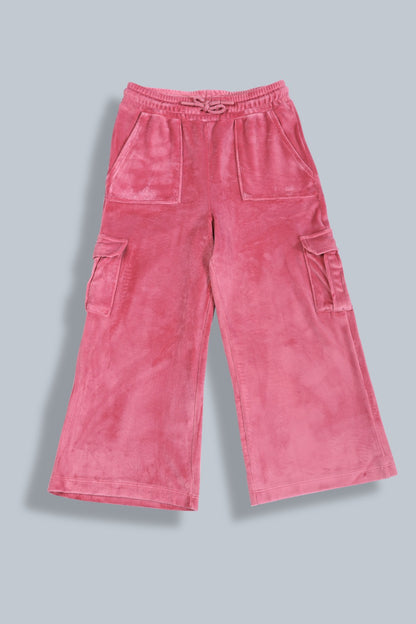 Girls Vellore Wide Leg Cargo Pocket Pants