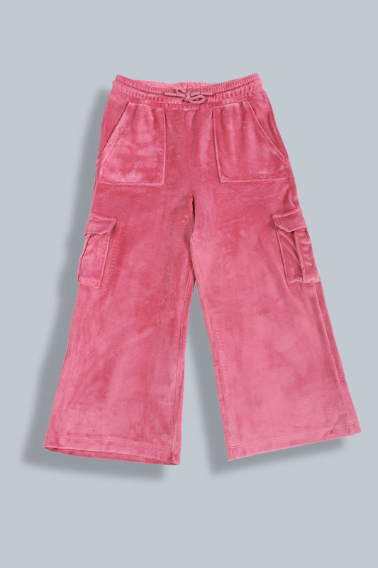 Girls Vellore Wide Leg Cargo Pocket Pants