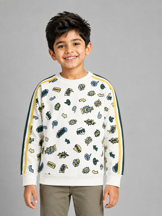 Boys Premium Soft cotton full sleeve Round Neck Sweatshirt