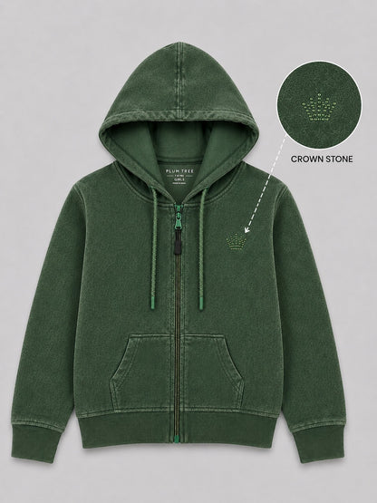Girls Premium Soft cotton full sleeve Printed Hooded Sweatshirt
