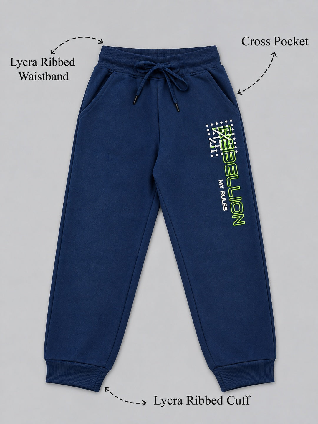 Boys Premium Soft cotton Regular Fit Printed Jogger