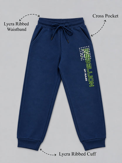 Boys Premium Soft cotton Regular Fit Printed Jogger