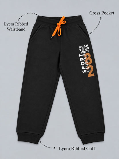 Boys Premium Soft cotton Regular Fit Printed Jogger