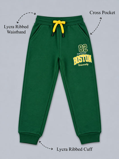 Boys Premium Soft cotton Regular Fit Printed Jogger