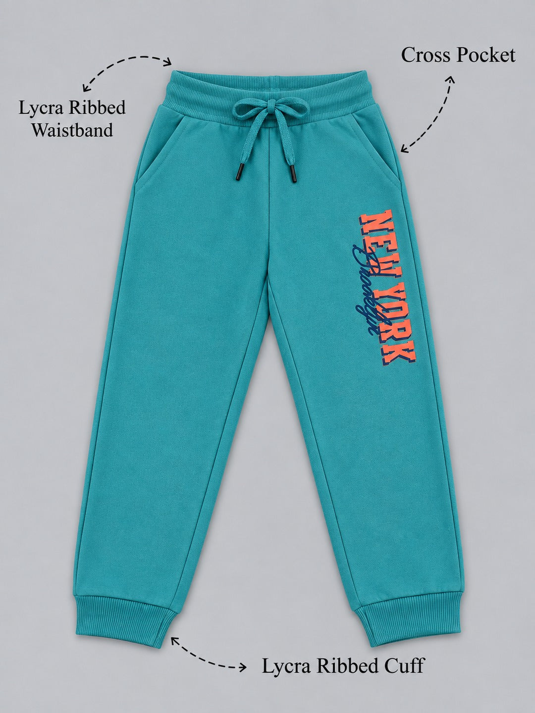 Boys Premium Soft cotton Regular Fit Printed Jogger