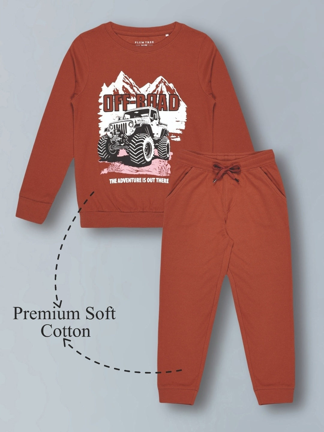 Boys Premium Soft Cotton full sleeve T-shirt and jogger pant Clothing Set