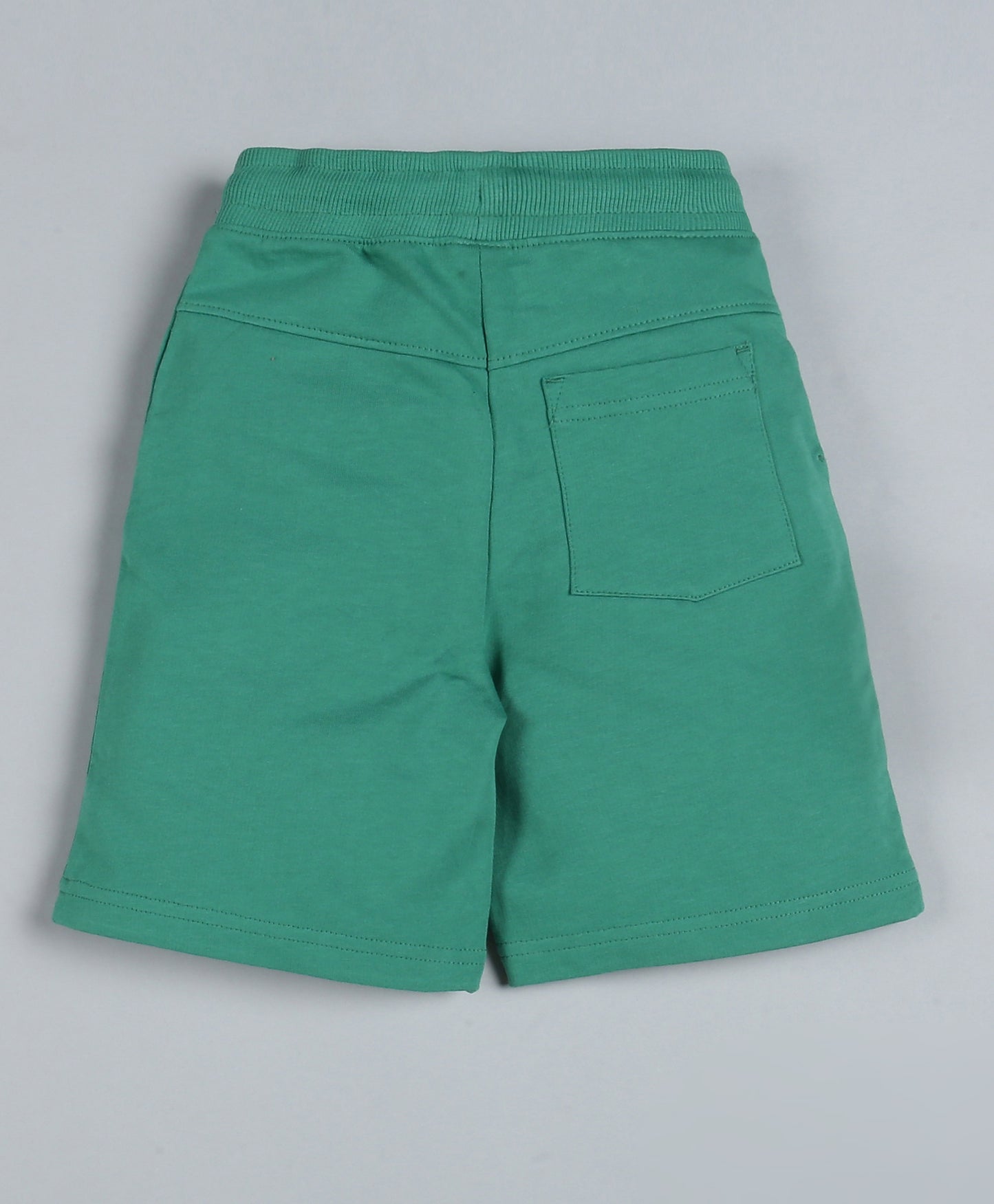 Plum Tree Boys Galaxy Astro Boy Print Shorts-GREEN