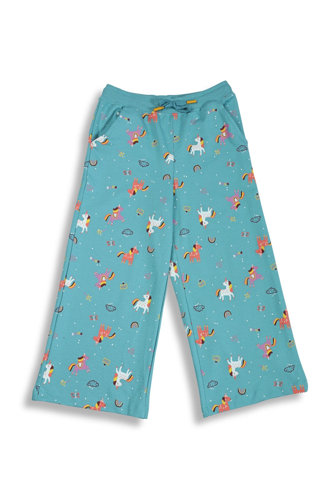 Girls Wide Leg Relaxed Fit Pants