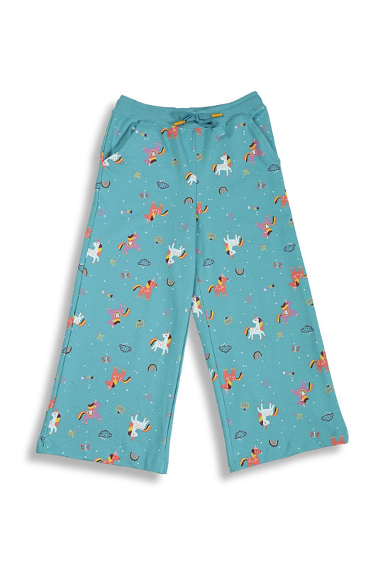 Girls Wide Leg Relaxed Fit Pants