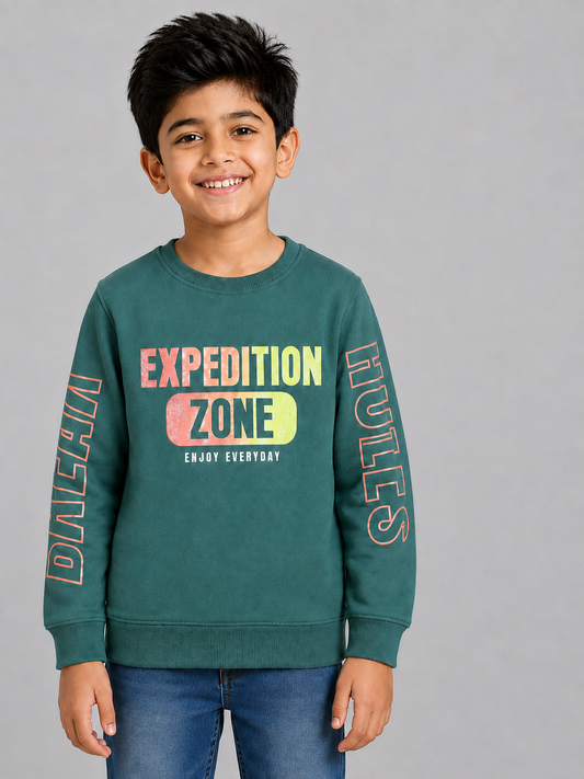 Boys Premium Soft cotton full sleeve Round Neck Sweatshirt