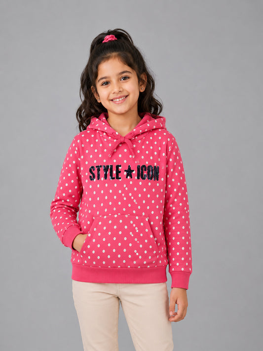 Girls Premium Soft cotton full sleeve Hooded Sweatshirt