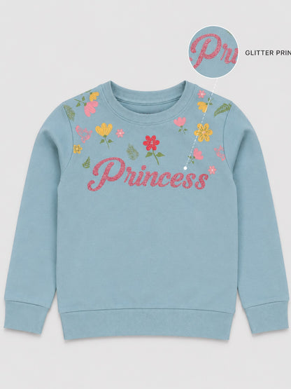 Girls Premium Soft cotton full sleeve Round Neck Sweatshirt