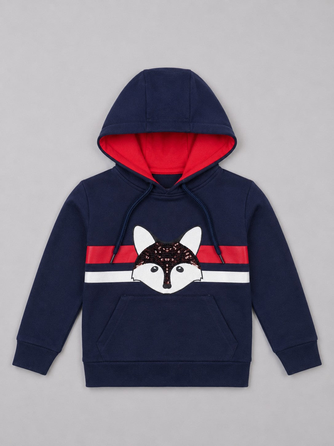 Girls Premium Soft cotton full sleeve Printed Hooded Sweatshirt